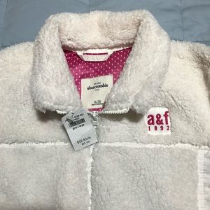 Abercrombie Kids Fleece Jacket Girls Size XL 16/18 (NEW)
